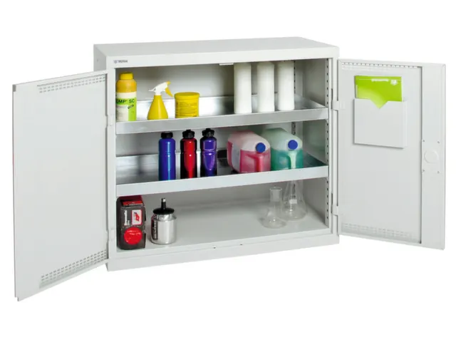 Milieukast Plaatstaal Grijs Ventilatie 900x1000x500mm