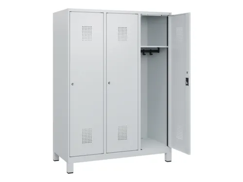 schoollocker,HxBxD 1630x1200x500mm,3vak,vak B 400mm,cil.-slot,voeten