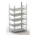 Schroefstelling Basisveld Ral7035 1850x1004x604mm 5legborden 80kg