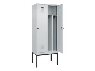 locker voor scheiding van kleding,HxBxD 2120x800x500mm,2vak - 1