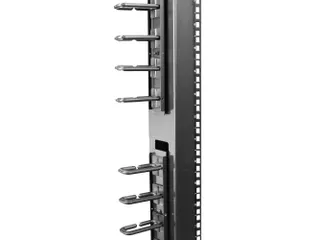 Verticale kabelmanager met D-ring haken 40U 1,8 m - 5