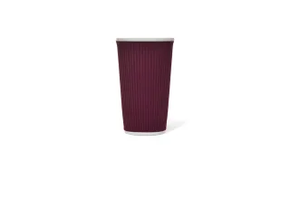 Beker porselein Les Artistes Paris 450ml met siliconen grip Rood - 2