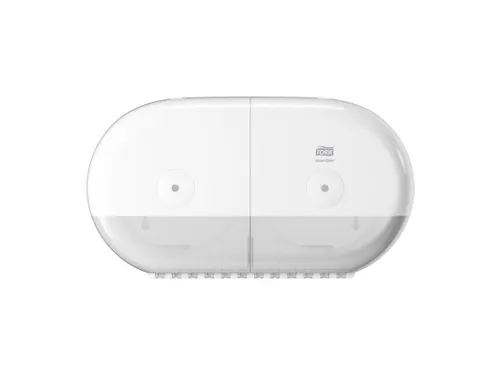 Tork 682000 T9 SmartOne Twin Mini Toiletpapier Dispenser Elevation Wit