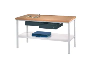 Werkbank 900x1500x700mm 2laden Frame/behuizing Ral7035 Front Ral7016 - 2