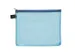 etui A5 PVC-vrij blauw transparant met ritssluiting