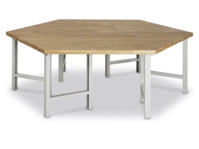 Werkbank Hxbxd 840x2700x2340mm Beukenhouten Plaat Ral7035