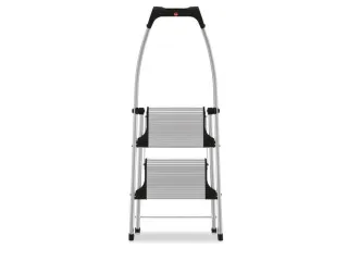 vouwtrapje bordes H 490mm 2treden aluminium - 2