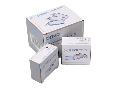 Sleutellabel Pavo magnetisch 10 stuks assorti