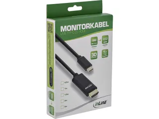 Kabel inLine USB-C HDMI 3.1 2.0 4K M/M 2 meter zwart - 2
