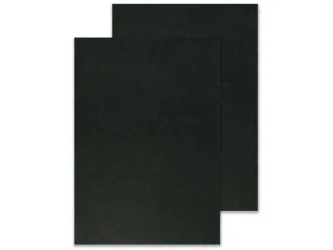 Voorblad A4 Zwart Lederlook 250 Grams Pak 100 Stuks