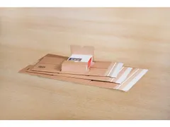 Wikkelverpakking Raadhuis A4+ 335x275x80mm bruin 10 stuks