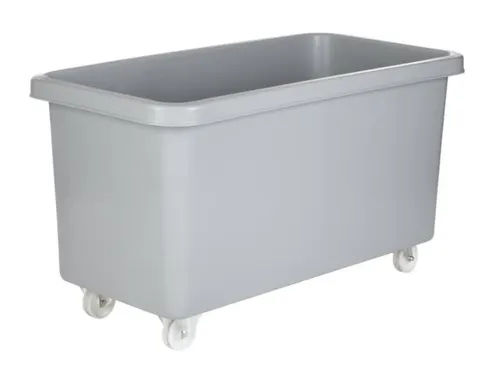 Mobiele Opslagbak Hoekig Pe Hxbxd 737x1308x699mm 450 Liter Grijs
