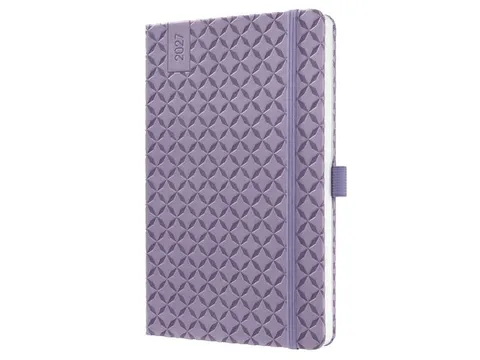 Weekagenda Flair A5 2027 (NL/FR/EN/DU) Lavender Purple Hardcover