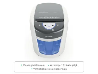 Papiervernietiger Leitz IQ OptiMax 225 Home Office P5 snippers 2x15mm - 16