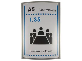 Menoor Deurbord Premium Gebogen A5 - 1