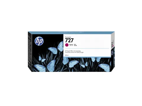 Inktcartridge F9J77A 727 300ml rood