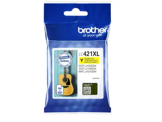 Inktcartridge Brother LC-421XLY geel - 1