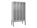 locker voor scheiding van kleding,HxBxD 2120x1200x500mm,4vak