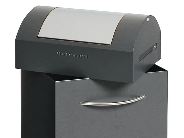 Conteneur De Tri Sélectif De 60l Hxlxp 790x380x320mm Tôle D'acier 2r