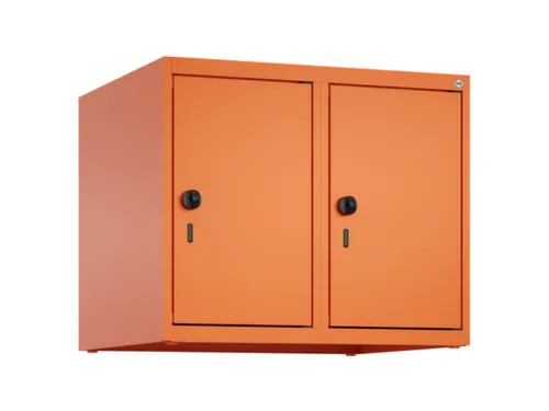 opzetkast,v. locker,2vak.,vak B 300mm,HxBxD 500x600x500mm,draaigrendel