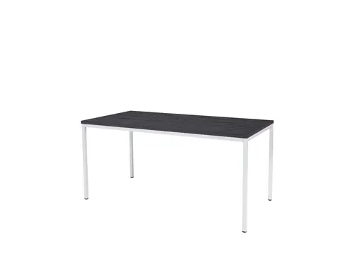 Domino Basic Tafel Vaste Hoogte 160x80 houtprint schaduw wit 4-poots