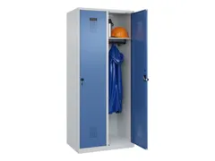 locker,HxBxD 1850x800x500mm,2vak,vak B 400mm,draaigrendel