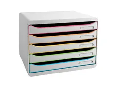 Exacompta Big Box Plus Horizon Ladekastje Kunststof Wit 5 Lades