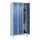 locker,HxBxD 1950x900x500mm,3vak,vak B 300mm,draaigrendel,voeten