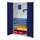 Materiaalkast Geperf. Deuren 1950x1000x600mm 4laden 2legborden Ral5010