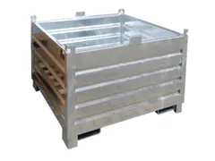 Benne Hxlxp 850X1200X1200Mm 1M³ Force 1000Kg Galvanisé