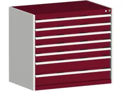 ladekast,HxBxD 900x1050x650mm,7lade(n),lade voor zware lasten