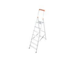 Lichte Burotrap Aluminium 7 Treden Platform 25x25cm H 1,5 m