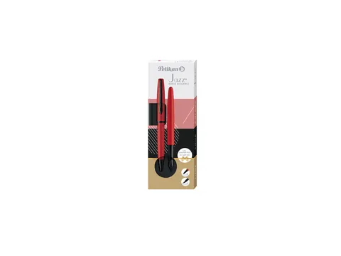 Schrijfset Pelikan Jazz Noble Elegance K36+P36 medium red