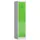 garderobekast 1800x415x500mm 1vak klink sokkel romp RAL7035 RAL6018