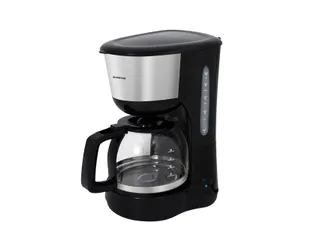 Koffiezetapparaat Inventum 1.25liter zwart met rvs - 1