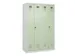 locker voor scheiding van kleding,HxBxD 1850x1200x500mm,4vak