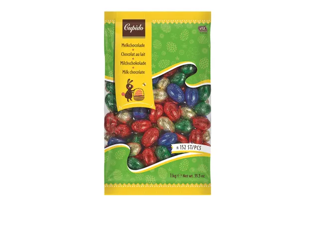 Chocolade Cupido paaseitjes melk zak 1kg