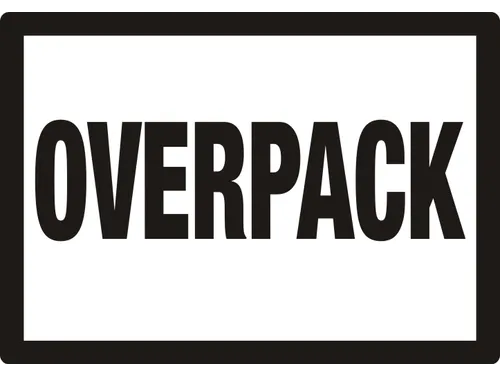 Etiket OVERPACK 1000 etiketten Rol 105x74mm