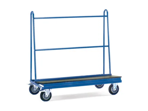 Platenwagen Draagverm. 500kg Lxb 1500x400mm Ral 5007