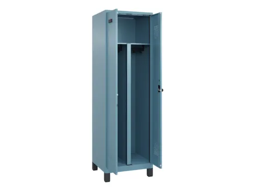 PBM-locker,HxBxD 1950x600x500mm,2vak,vak B 300mm,draaigrendel