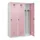 locker voor scheiding van kleding,HxBxD 1850x1200x500mm,3vak