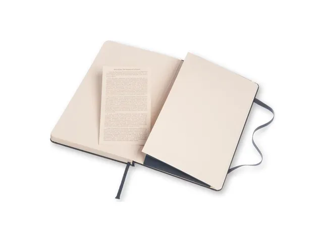 Notitieboek Moleskine large 130X210mm lijn hard cover sapphire blue