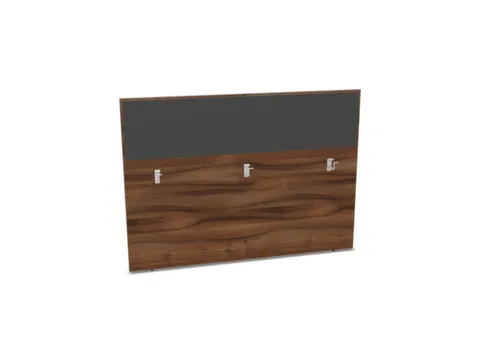 baliepaneel bureau aanbouw achter NP-tiepolo nut antraciet 1600mm