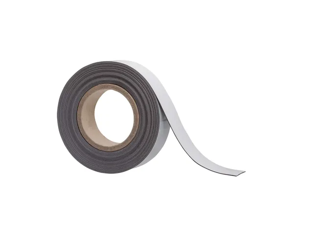Magneetband beschrijf- en wisbaar MAUL 10mx50mmx1mm wit