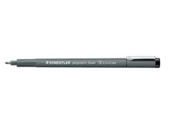 Fineliner Staedtler Pigment 308 zwart beitelpunt 0.3-2.0mm