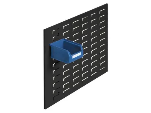Gesleufde Plaat Staal Hxb 450x1000mm Liggend Ral 9005 Gitzwart