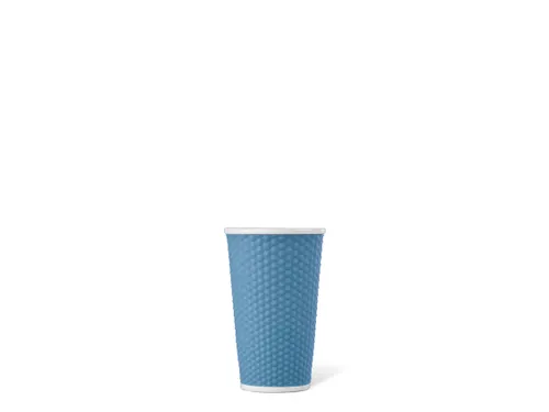 Beker porselein Les Artistes Paris 450ml met siliconen grip Blauw