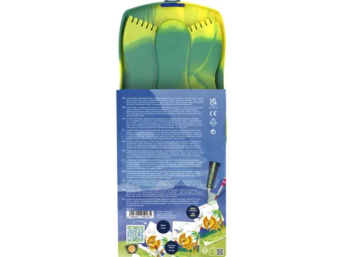 Waterverfdoos Faber-Castell Connector 12 kleuren + 1 tube glow in the