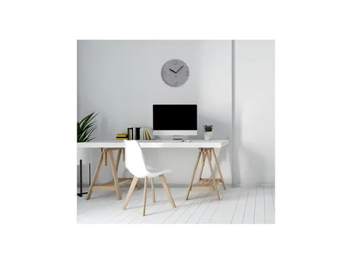 wandklok recycled PET grijs 30 cm.