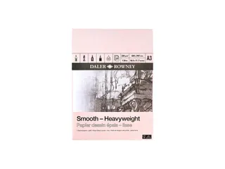 Tekenpapier Daler-Rowney Smooth Heavyweight 220gr A3 natuurlijk wit - 1